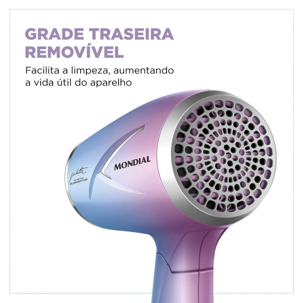Secador De Cabelo Mondial Sct-ju-03 Bivolt 2 Temperaturas Secador De Cabelo Mondial Sct-ju-03 Bivolt 2 Temperaturas